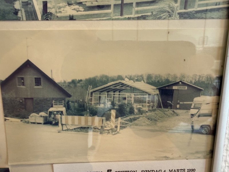 Familiebillede fra de første år i Tarup